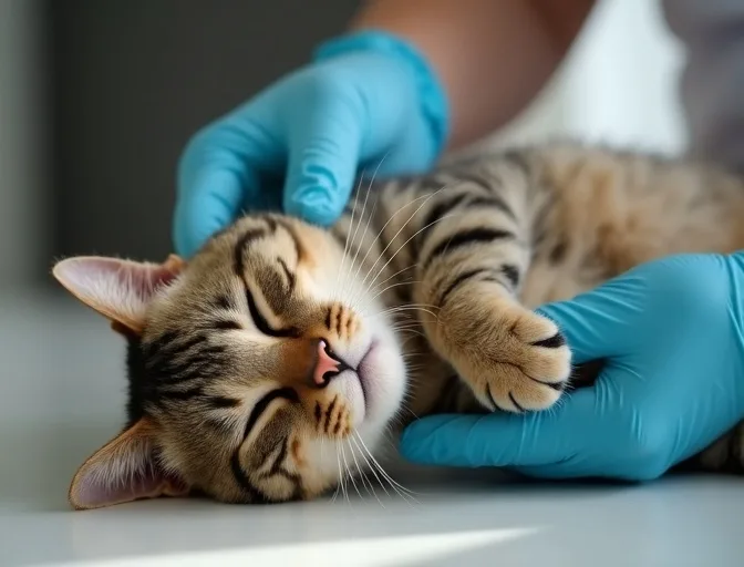 Specialist carefully handling a deceased cat with dignity in Bulleen